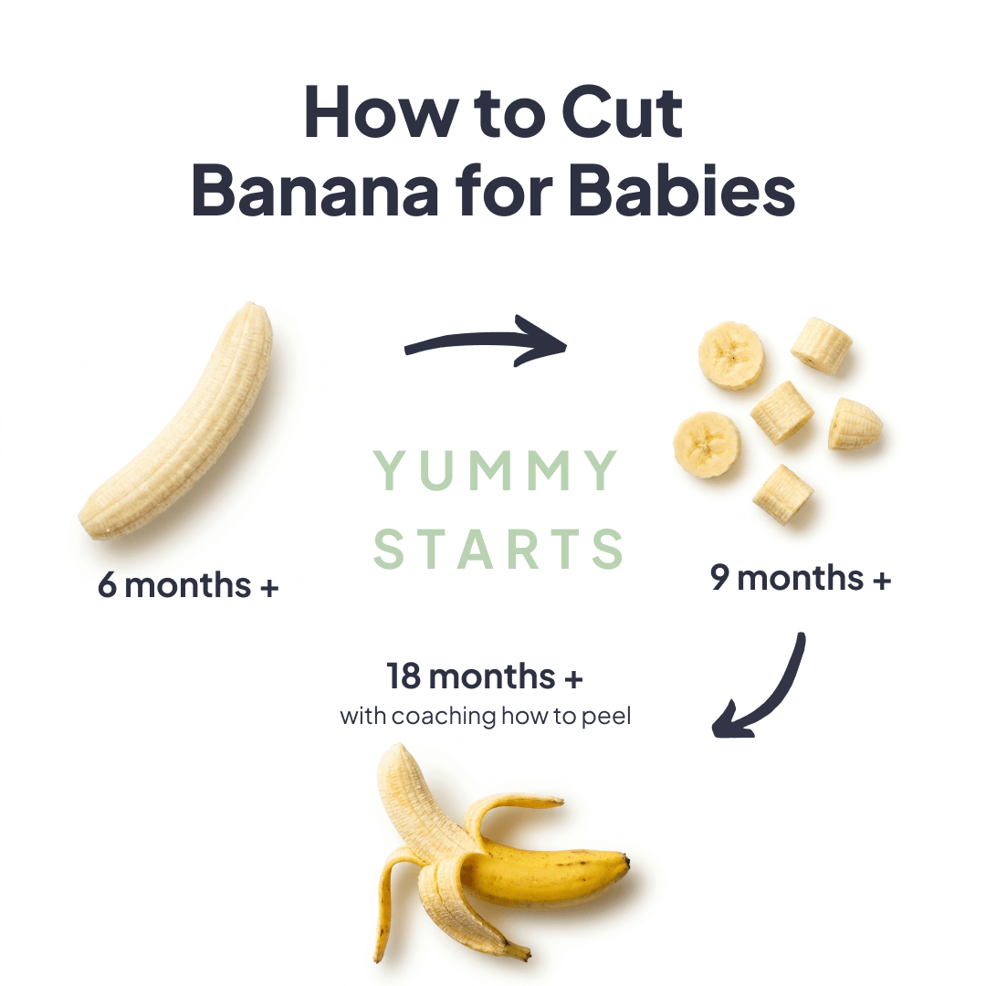 How to serve banana to babies