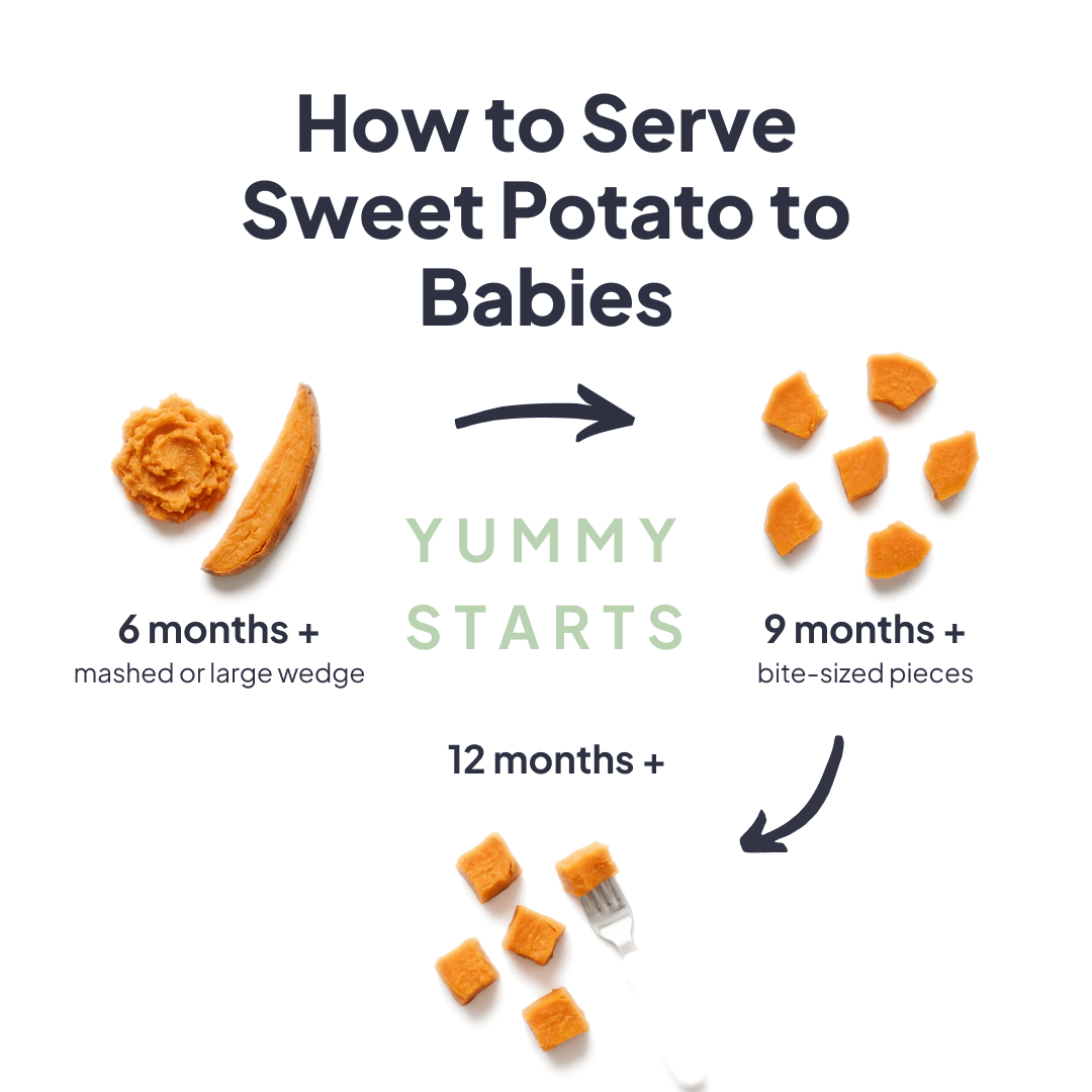 How to serve sweet potato to babies